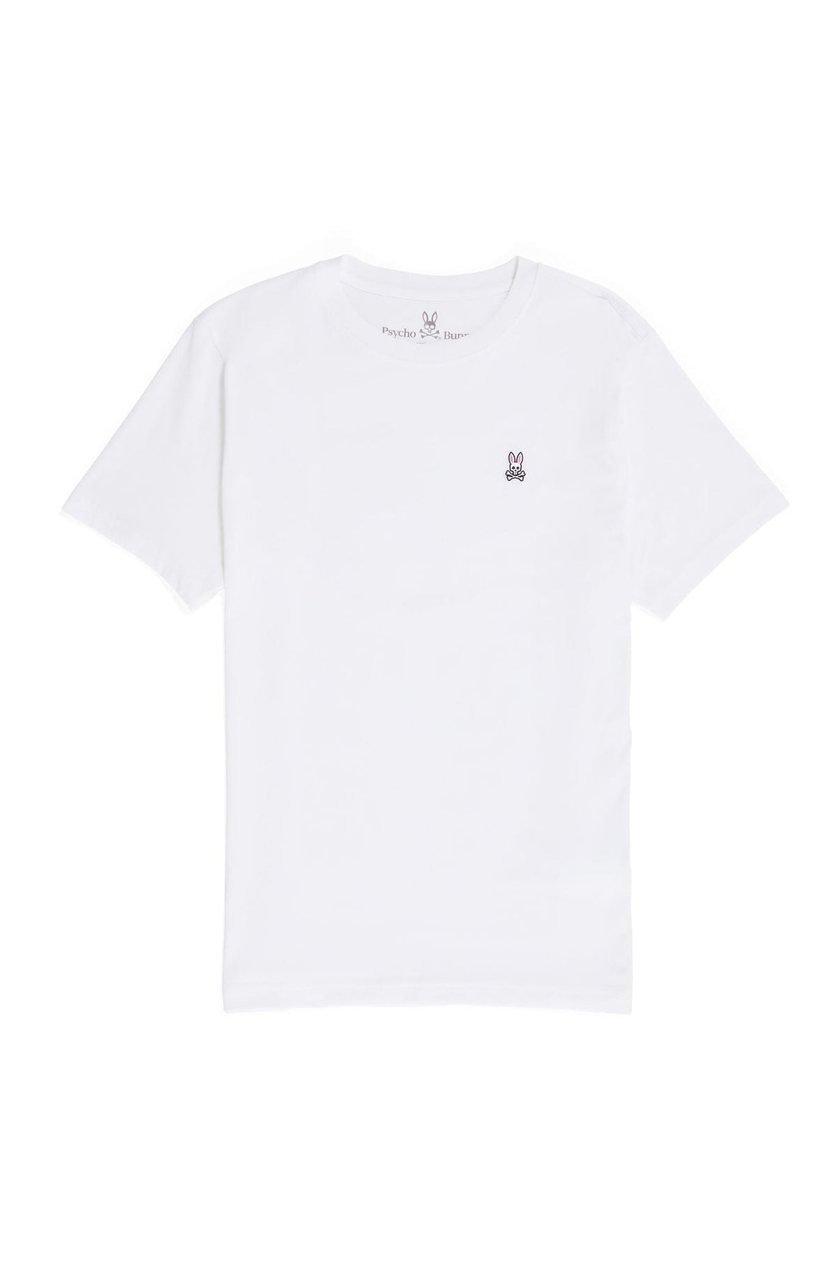 T-Shirt pour homme par Psycho Bunny | Classic B6U014CRPC Blanc | Boutique Vvög, vêtements mode pour homme et femme