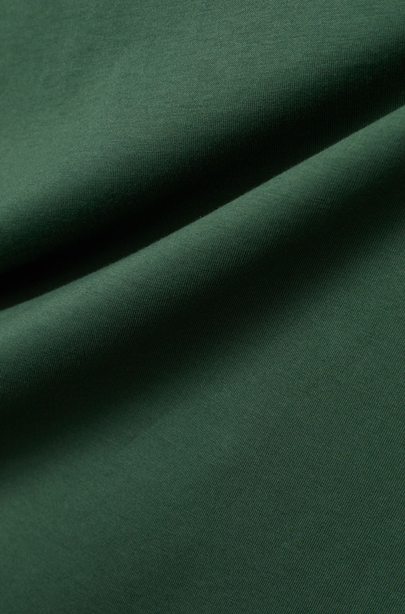Men's dark green short-sleeve T-Shirt, detail view by Psycho Bunny