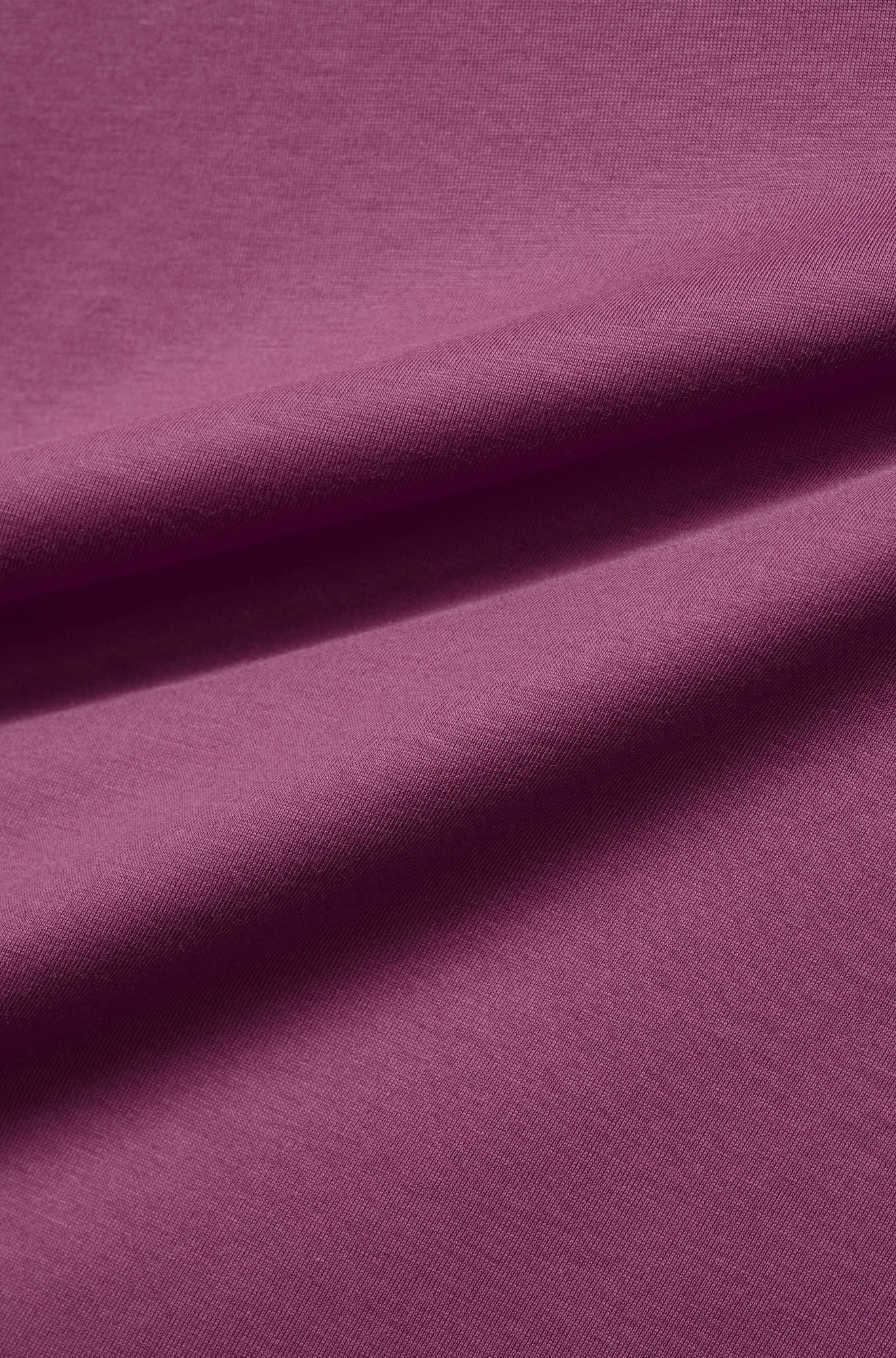 T-Shirt mauve violet avec jersey fin, plis souples et texture de surface lisse pour homme par Psycho Bunny, en gros plan