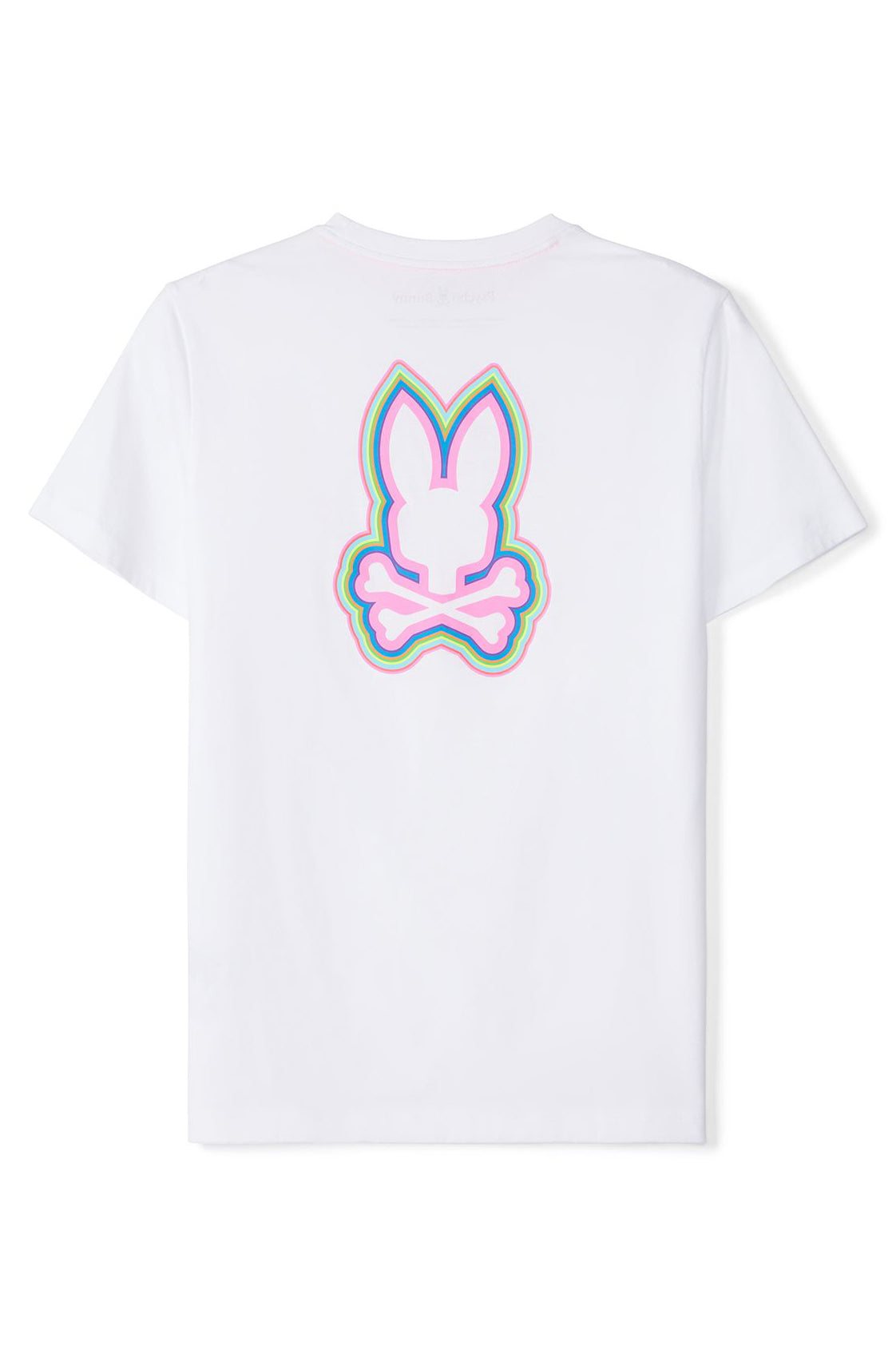 T-Shirt pour homme par Psycho Bunny | Maybrook Back B6U196B2TS Blanc | Boutique Vvög, vêtements mode pour homme et femme
