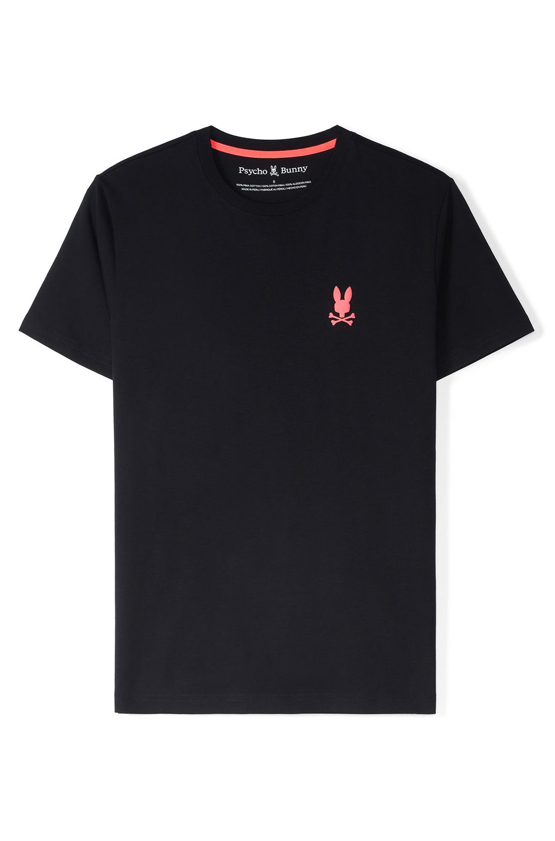 T-Shirt pour homme par Psycho Bunny | Sloan B6U214B2TS Noir | Boutique Vvög, vêtements mode pour homme et femme