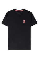 T-Shirt pour homme par Psycho Bunny | Sloan B6U214B2TS Noir | Boutique Vvög, vêtements mode pour homme et femme