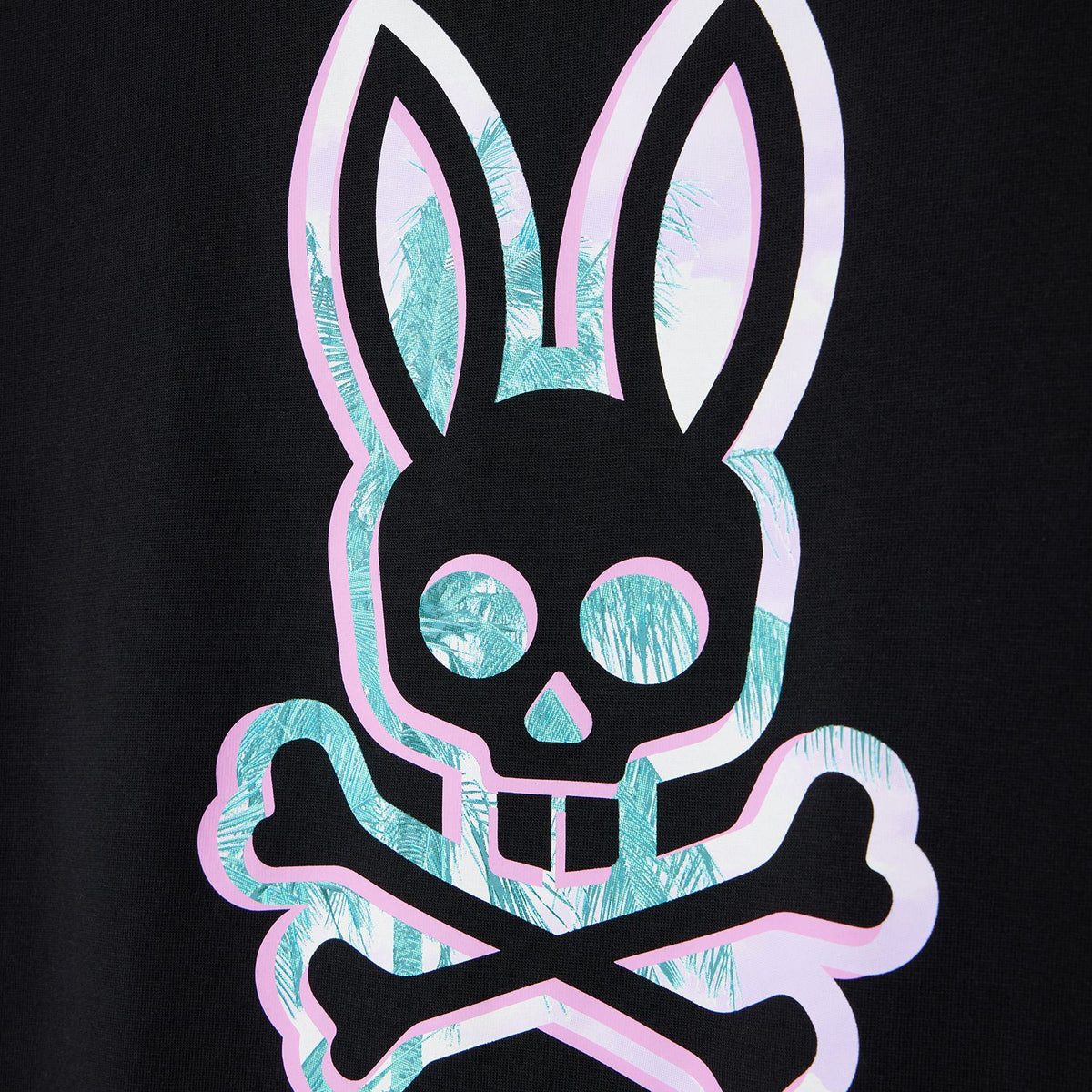 T-Shirt pour homme par Psycho Bunny | Leonard B6U609C200 Noir | Boutique Vvög, vêtements mode pour homme et femme