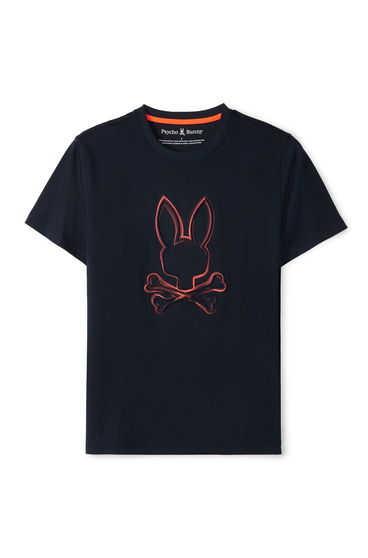 T-Shirt pour homme par Psycho Bunny | Vincent B6U713D200 Marine | Boutique Vvög, vêtements mode pour homme et femme