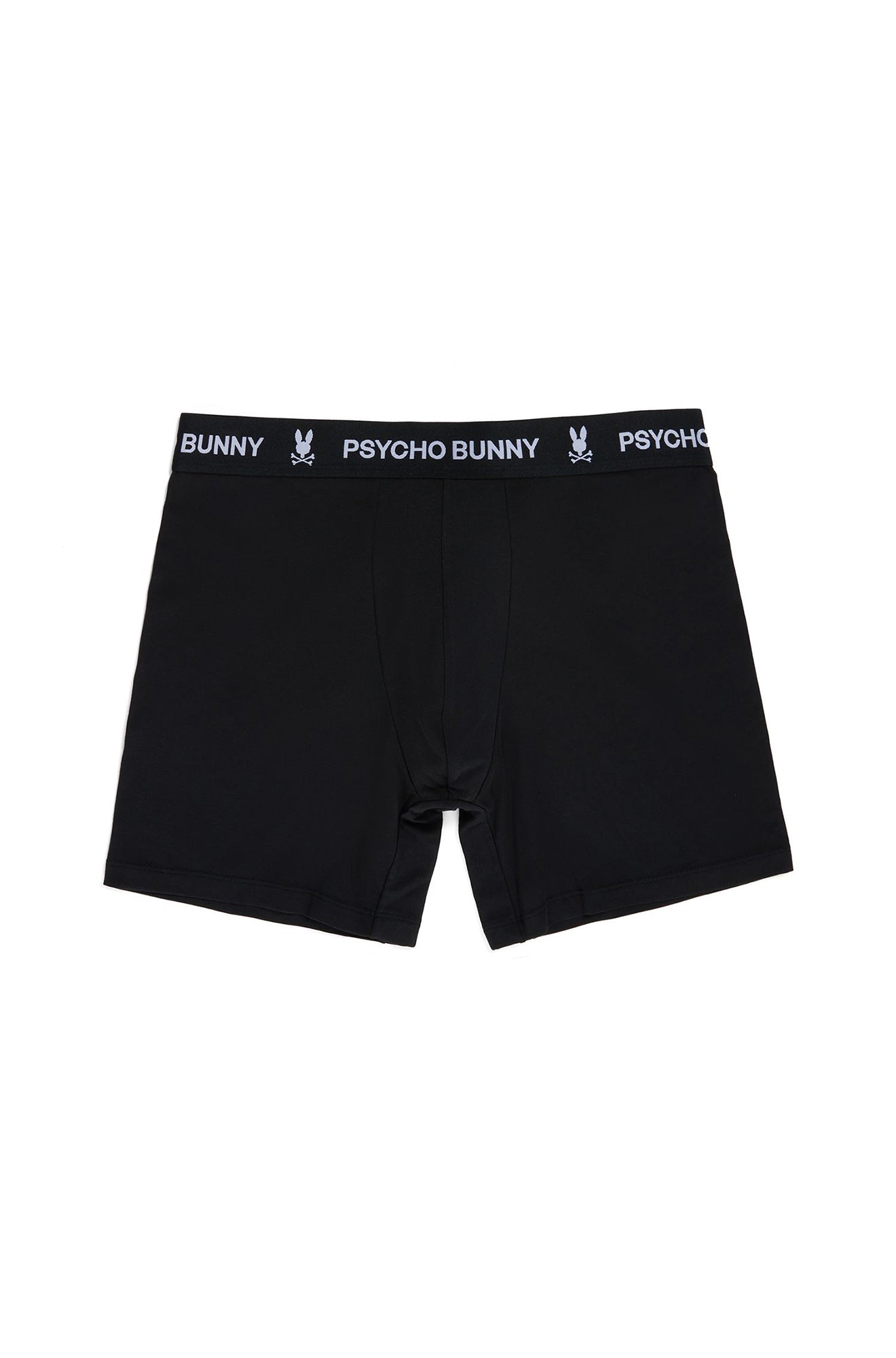 Boite de 2 boxers pour homme par Psycho Bunny | Solid B6V601Z1CM Noir | Boutique Vvög, vêtements mode pour homme et femme