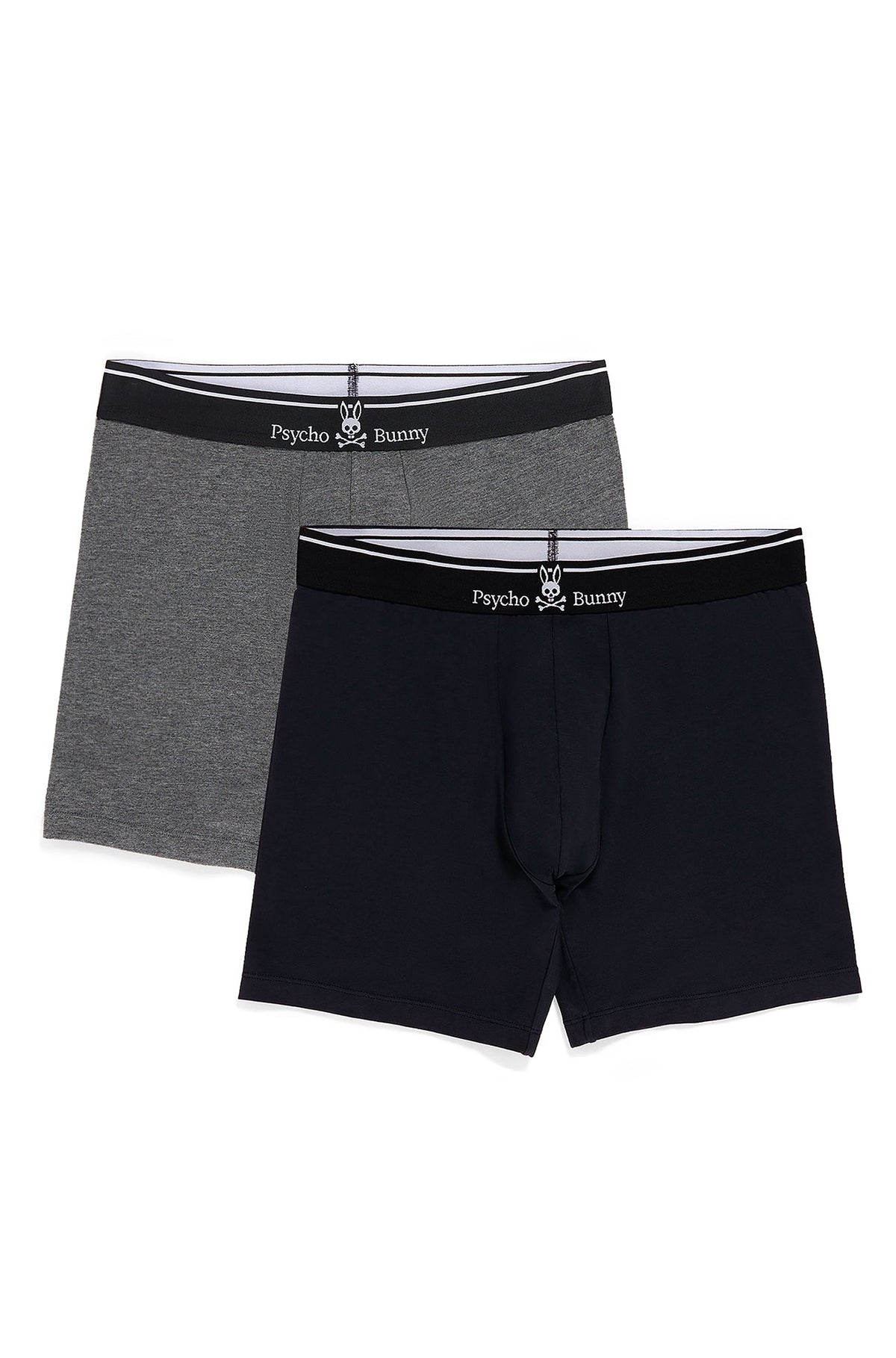 Boite de 2 boxers pour homme par Psycho Bunny | Solid B6V906ARCM 981 | Boutique Vvög, vêtements mode pour homme et femme