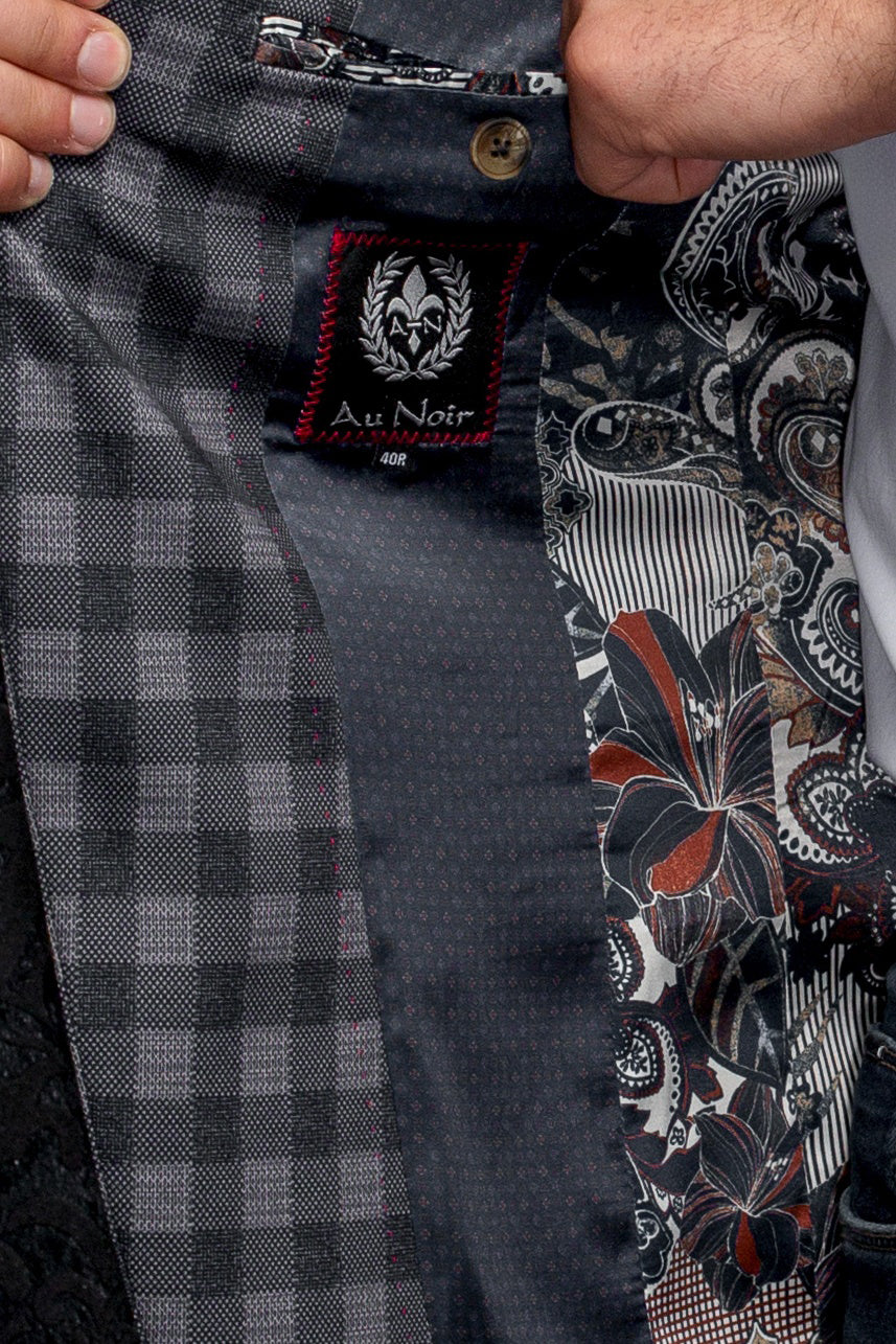 Veston pour homme par Au Noir | BATEMAN Anthracite | Boutique Vvög, inventaire complet de la marque Au Noir