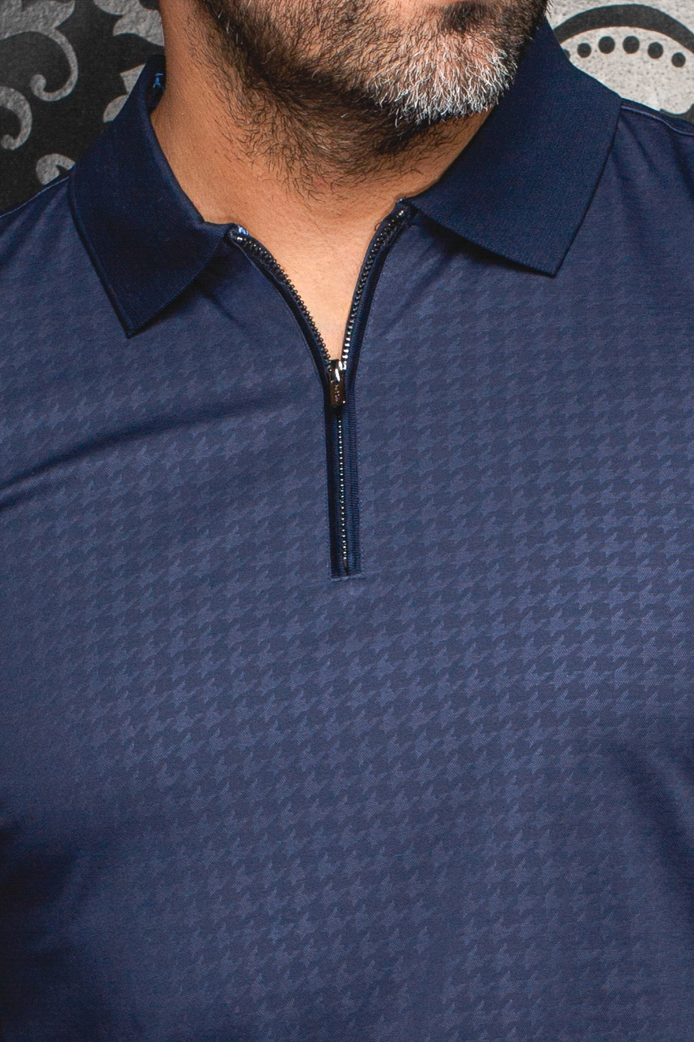 Polo manches longues pour homme par Au Noir | BENTLEY Marine | Boutique Vvög, inventaire complet de la marque Au Noir