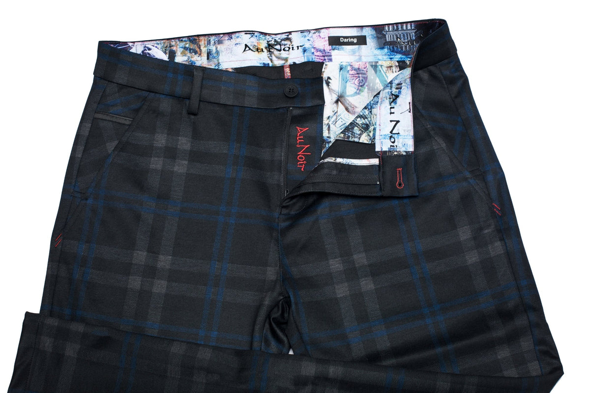 Pantalon pour homme par Au Noir | BERETTA-LEONARDO Noir Indigo | Boutique Vvog, inventaire complet de la marque Au Noir