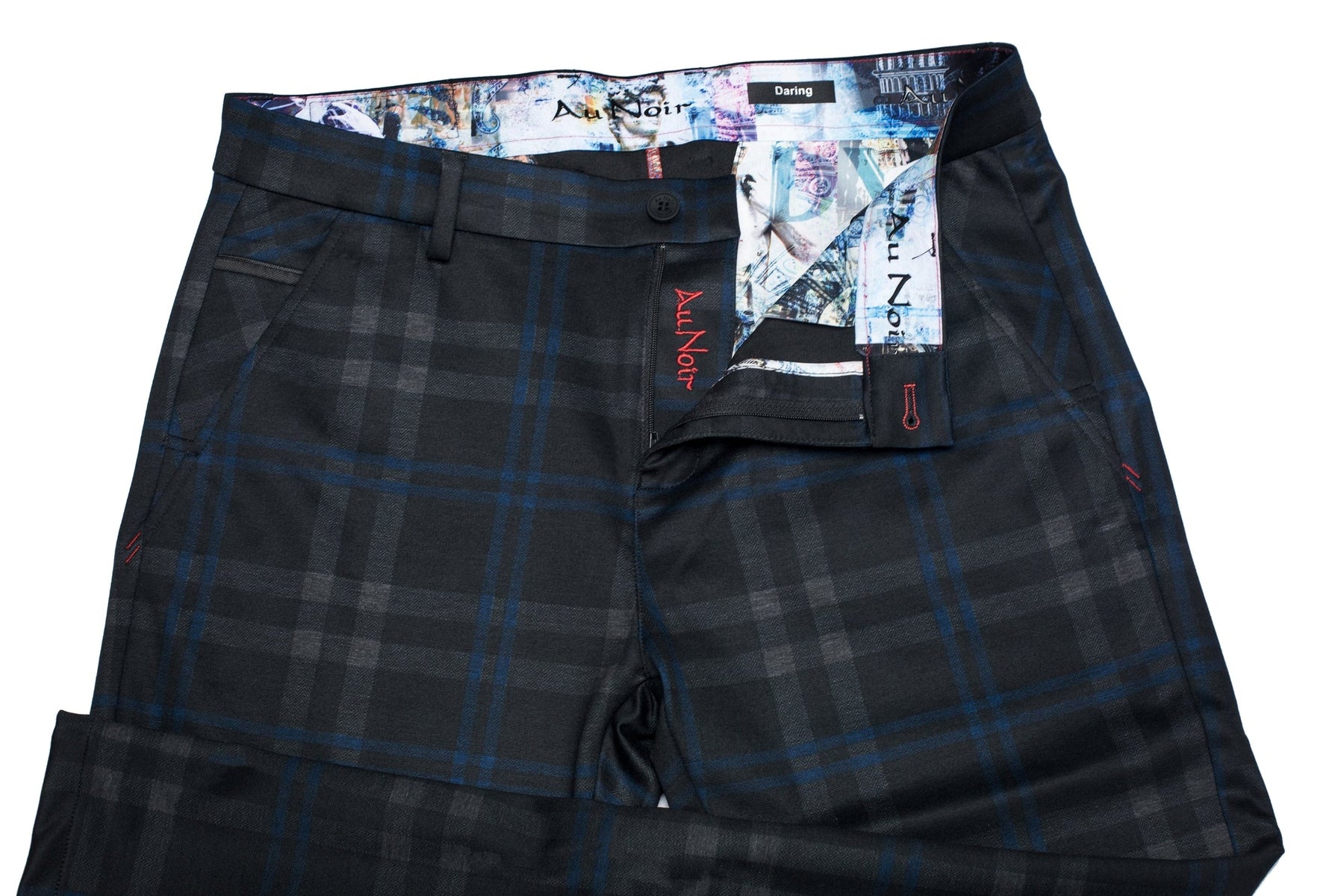 Pantalon pour homme par Au Noir | BERETTA-LEONARDO Noir Indigo | Boutique Vvog, inventaire complet de la marque Au Noir