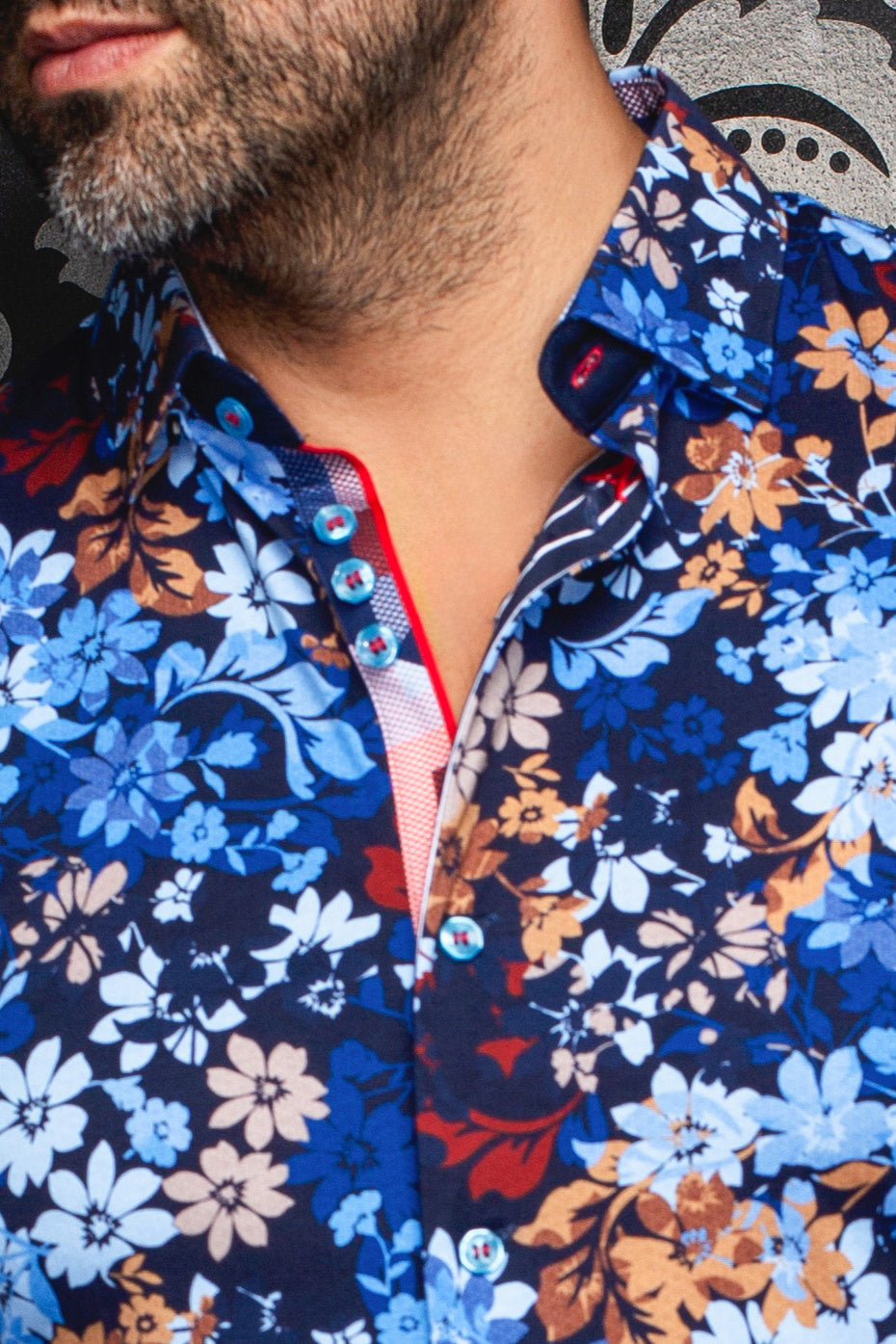 Chemise manches longues en Knit pour homme par Au Noir | BITTERSWEET Marine | Boutique Vvög, inventaire complet de la marque Au Noir