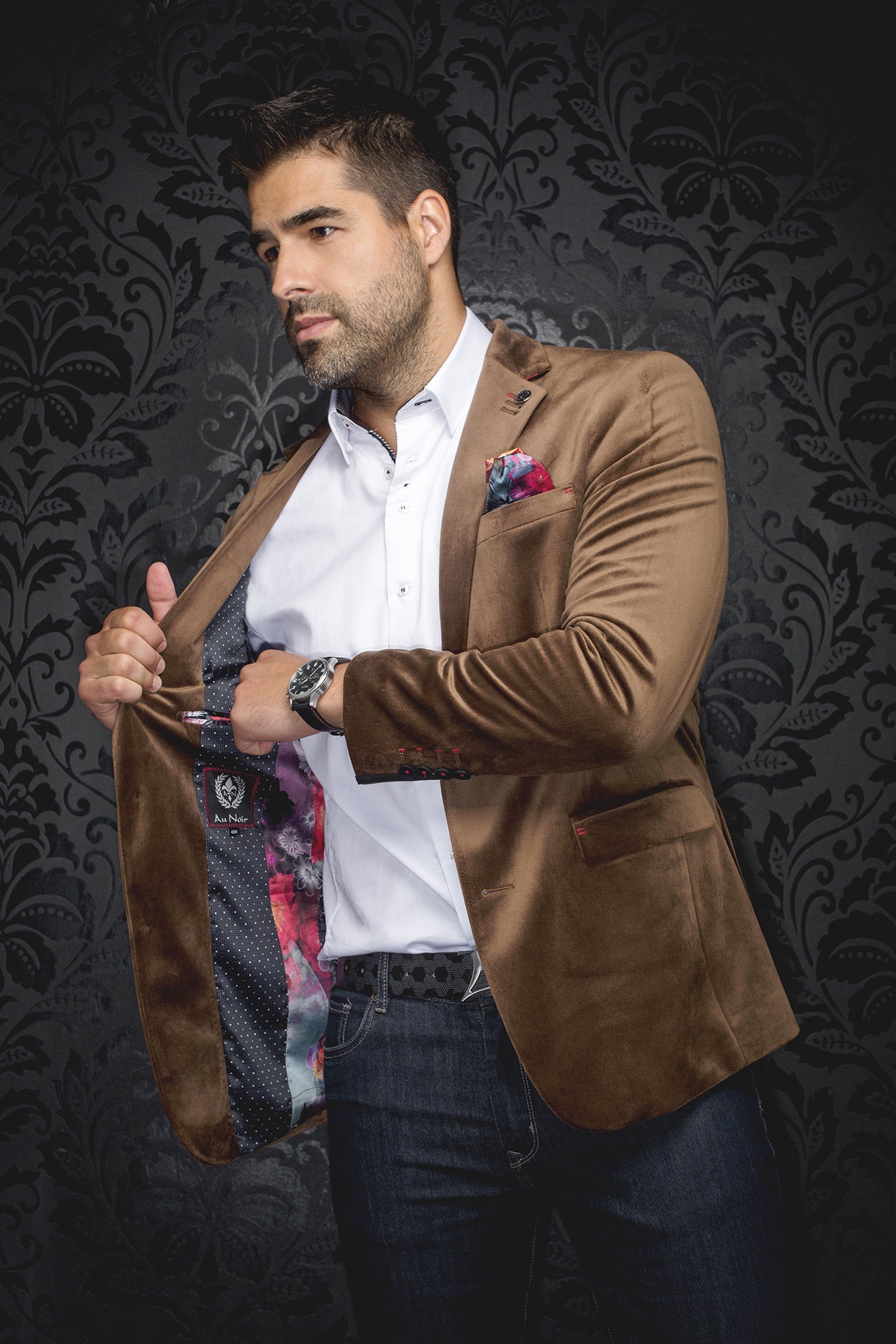 Blazer for men by Au Noir | BOGART Brown | Boutique Vvög, complete inventory of the Au Noir brand