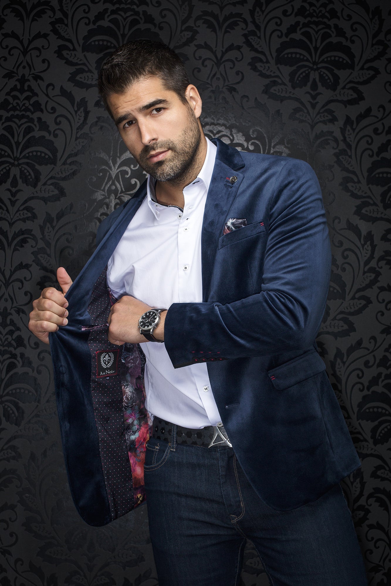 Veston pour homme par Au Noir | BOGART Minuit | Boutique Vvög, inventaire complet de la marque Au Noir