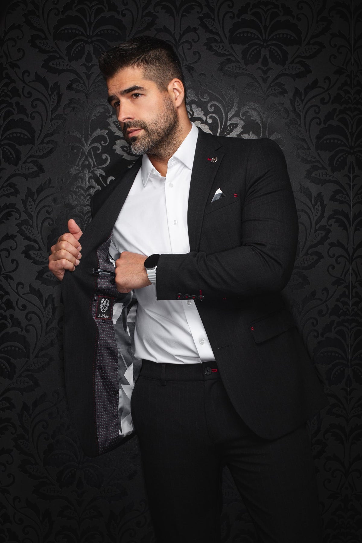 Veston pour homme par Au Noir | BOMER Noir | Boutique Vvög, inventaire complet de la marque Au Noir