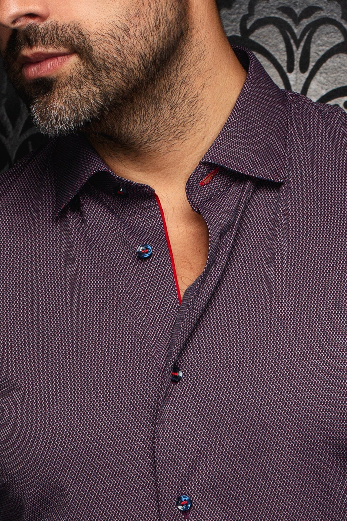 Chemise en nylon pour homme par Au Noir | BORGIA Bordeaux | Boutique Vvög, vêtements mode pour homme et femme