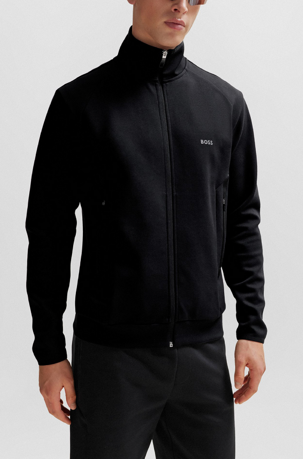 Coupe-vent mi-saison pour homme par HUGO BOSS | 50504730 Noir/001-BLACK | Boutique Vvög, vêtements mode pour homme et femme