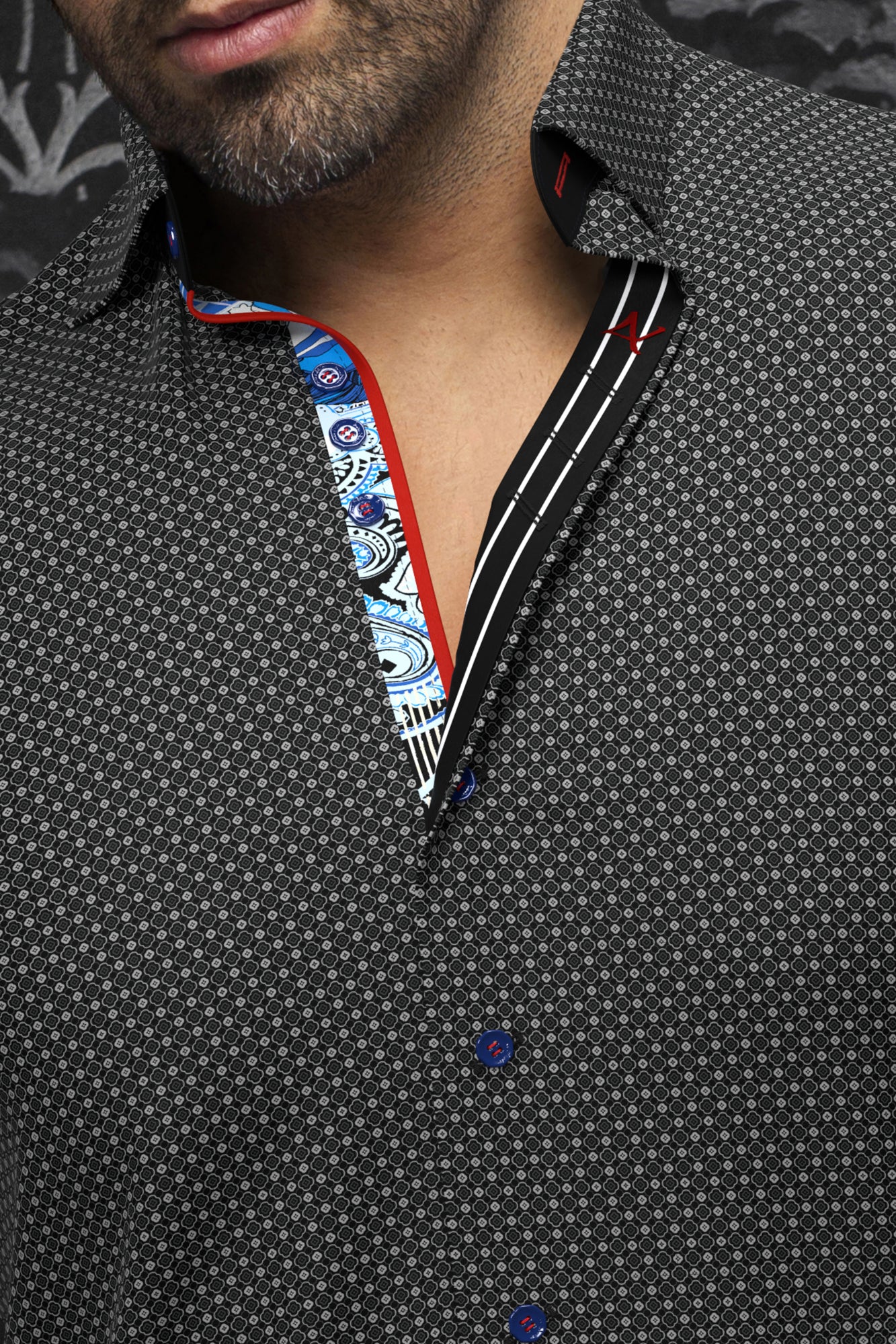 Chemise manches courtes pour homme par Au Noir | BOTERO(SS) Noir | Boutique Vvög, inventaire complet de la marque Au Noir