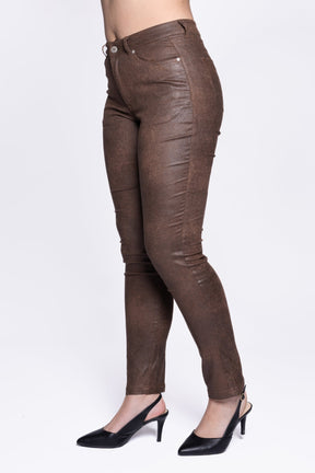 Pantalon pour femme par Carreli Jeans | BP 289 Brun Cacao | Boutique Vvög, vêtements mode pour homme et femme