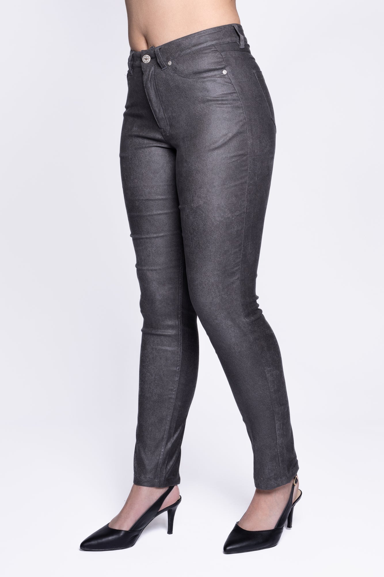 Pantalon pour femme par Carreli Jeans | BP 289 Gris Granit | Boutique Vvög, vêtements mode pour homme et femme