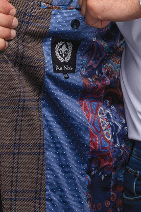 Veston pour homme par Au Noir | BROSNAN Tabac | Boutique Vvög, inventaire complet de la marque Au Noir