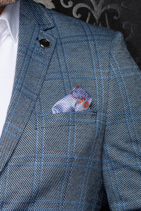 Veston pour homme par Au Noir | BROSNAN Bleu Clair | Boutique Vvög, inventaire complet de la marque Au Noir