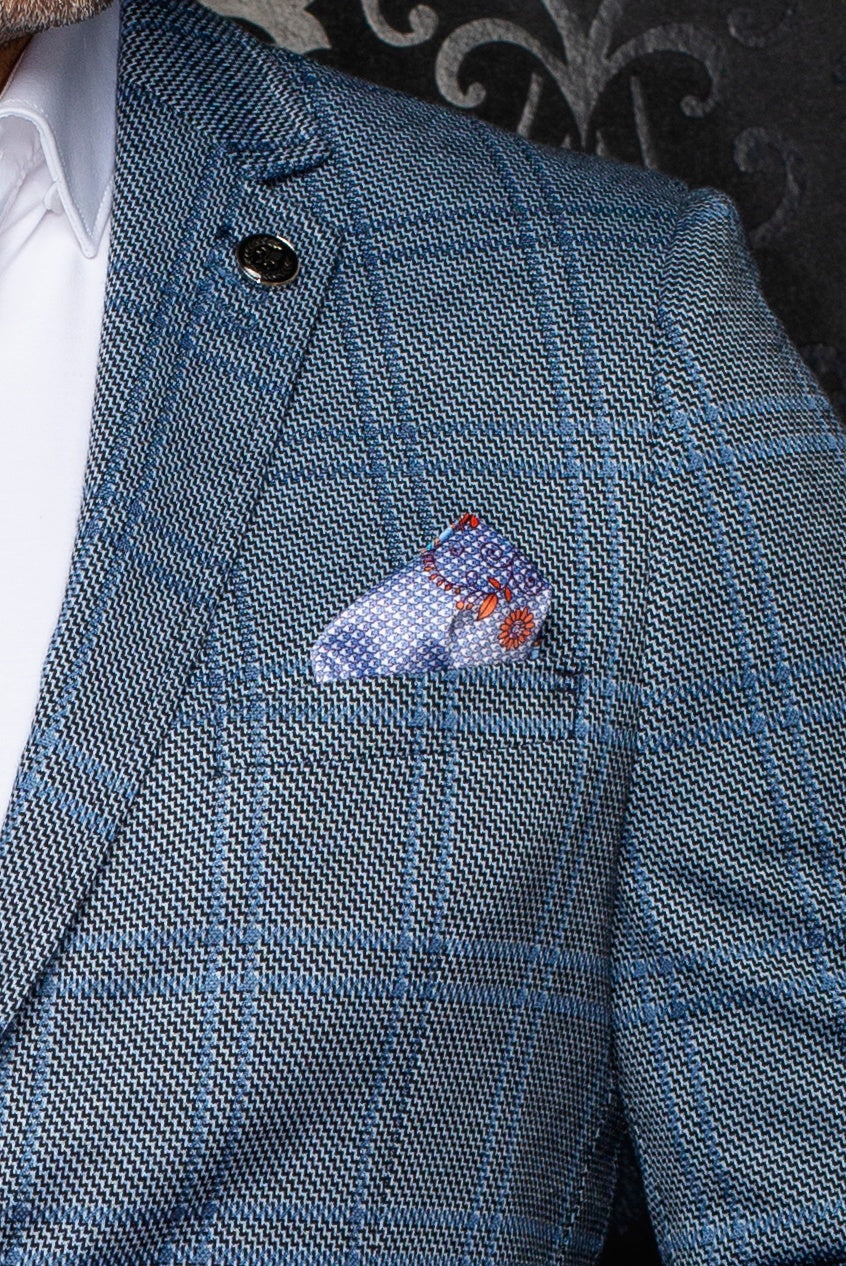 Veston pour homme par Au Noir | BROSNAN Bleu Clair | Boutique Vvög, inventaire complet de la marque Au Noir