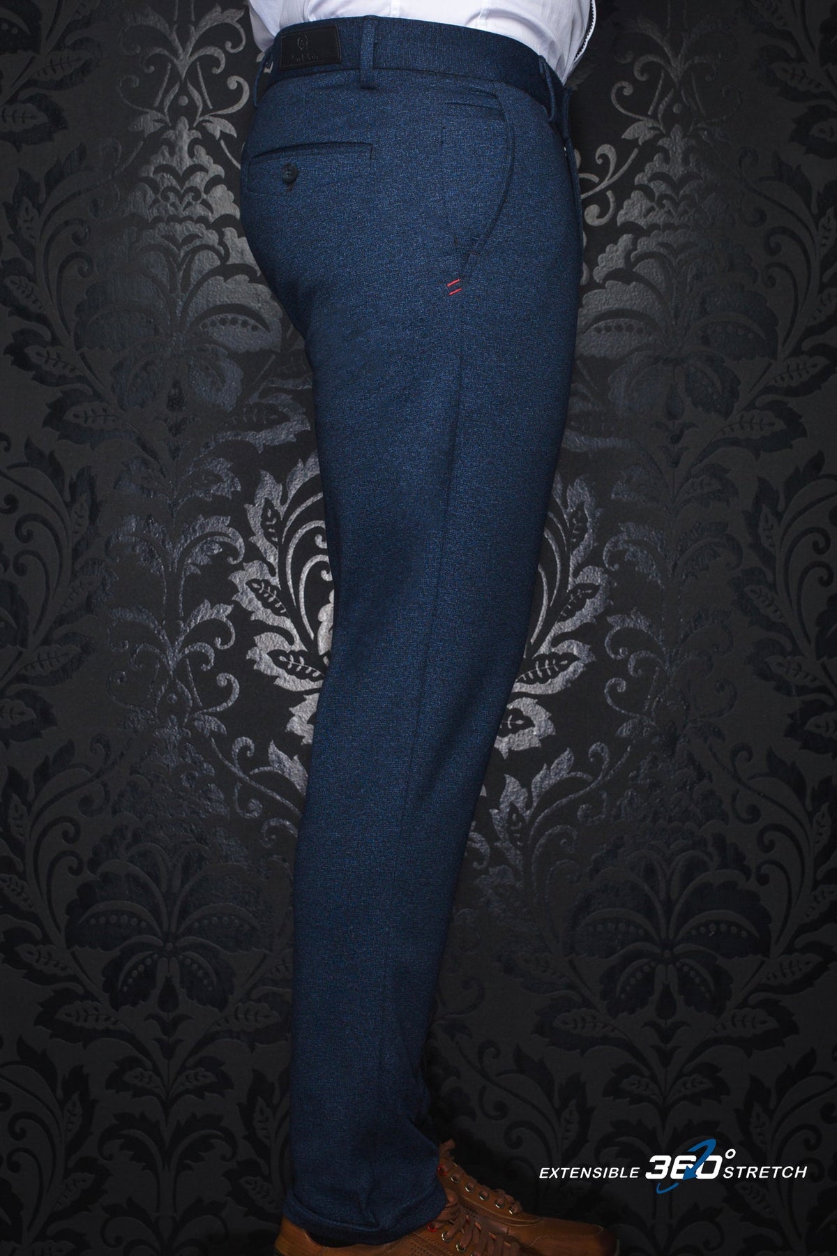 Pantalon pour homme par Au Noir | BALE-BERETTA Bleu Marine | Boutique Vvög, inventaire complet de la marque Au Noir