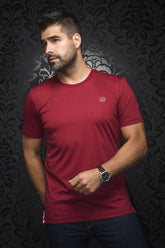 T-Shirt for men by Au Noir | C-MICHAEL-VARENNA Cabernet | Boutique Vvög, complete inventory of the Au Noir brand
