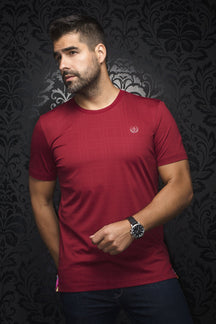 T-Shirt for men by Au Noir | C-MICHAEL-VARENNA Cabernet | Boutique Vvög, complete inventory of the Au Noir brand