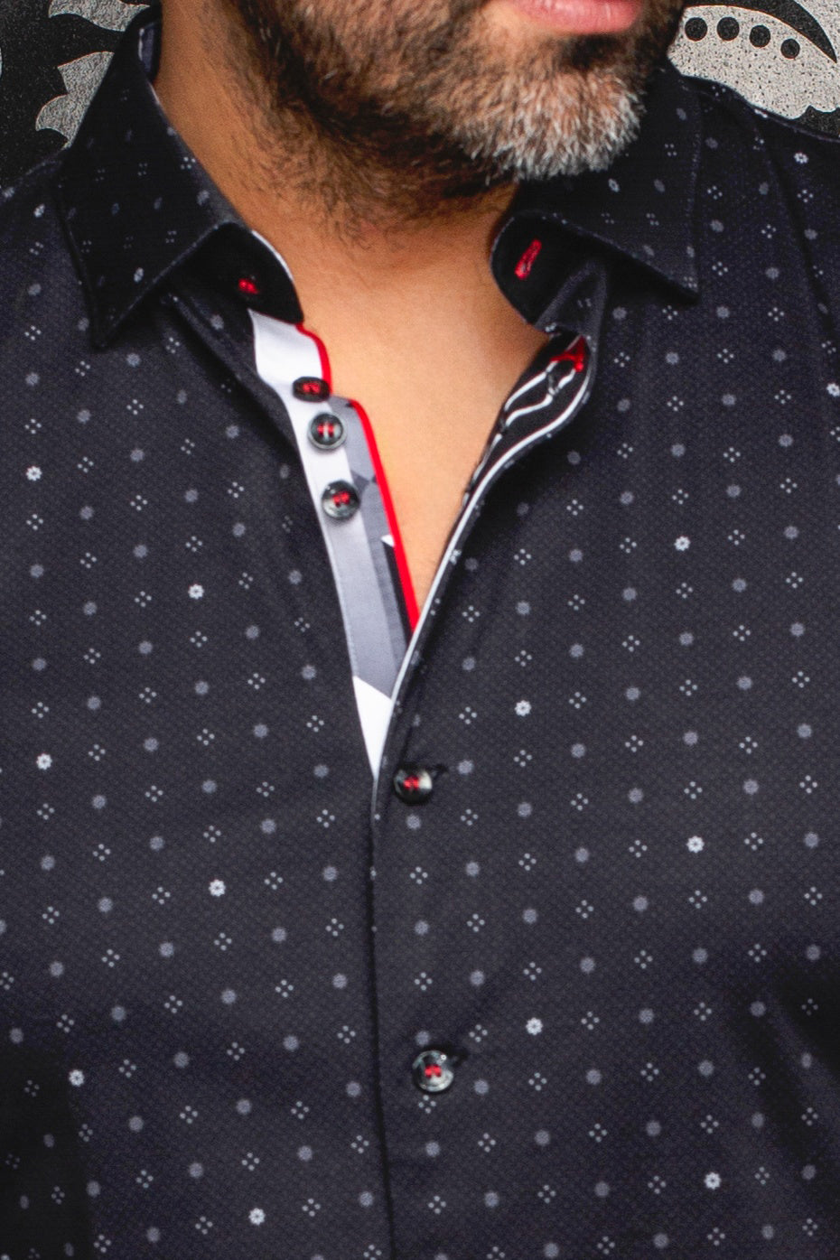 Chemise manches longues en Knit pour homme par Au Noir | CLYDE Noir | Boutique Vvög, inventaire complet de la marque Au Noir