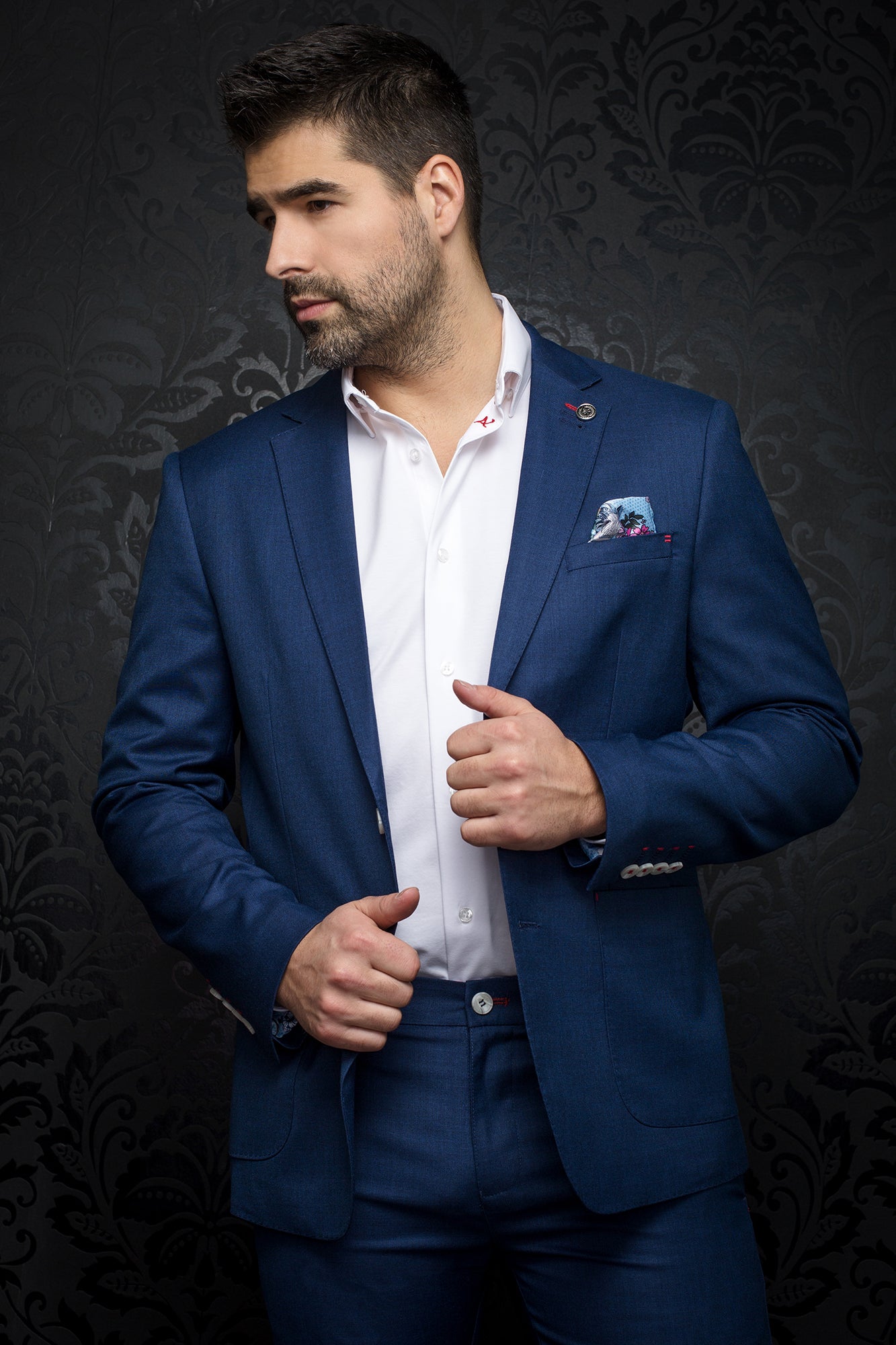 Veston pour homme par Au Noir | CRAIG NAVY | Boutique Vvög, inventaire complet de la marque Au Noir