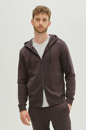 Coton ouaté à fermeture éclair complète pour homme par Robert Barakett | Cortina RB01247 Œuf de Canard | Boutique Vvög, vêtements mode pour homme et femme