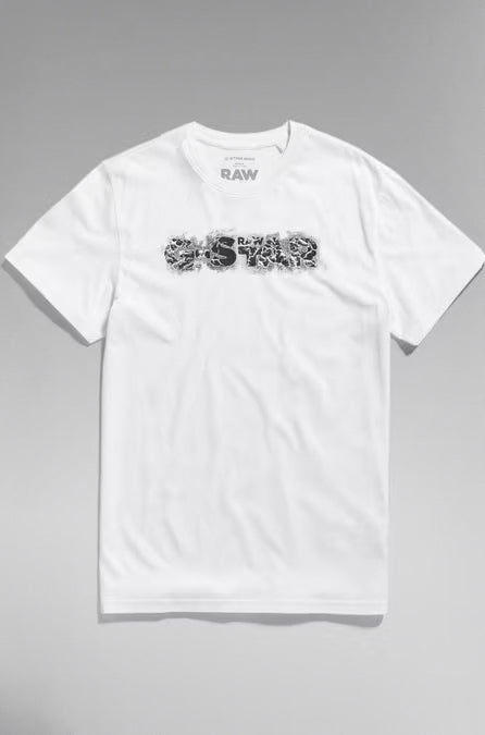 T-Shirt pour homme par G-Star RAW | D24363 C506 Blanc/110-WHITE | Boutique Vvög, vêtements mode pour homme et femme