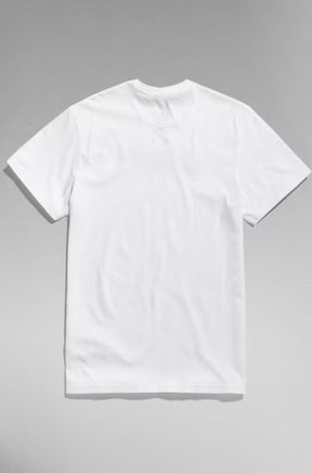T-Shirt pour homme par G-Star RAW | D24363 C506 Blanc/110-WHITE | Boutique Vvög, vêtements mode pour homme et femme