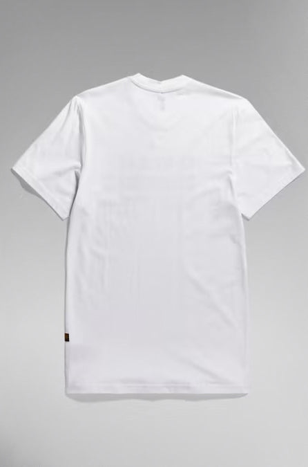 T-Shirt pour homme par G-Star RAW | D24420 336 Blanc/110-WHITE | Boutique Vvög, vêtements mode pour homme et femme
