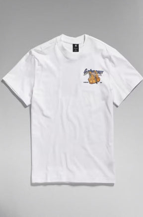 T-Shirt pour homme par G-Star RAW | D24423 336 Blanc/110-WHITE | Boutique Vvög, vêtements mode pour homme et femme