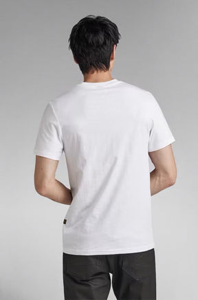 T-Shirt pour homme par G-Star RAW | D24424 C372 Blanc/110-WHITE | Boutique Vvög, vêtements mode pour homme et femme