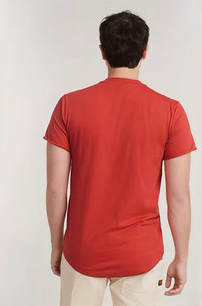 T-Shirt pour homme par G-Star RAW | D24683 C372 Rouge/5789 | Boutique Vvög, vêtements mode pour homme et femme