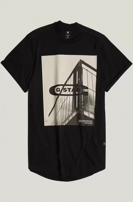 T-Shirt pour homme par G-Star RAW | D24683 C372 Noir/6484-DK BLACK | Boutique Vvög, vêtements mode pour homme et femme