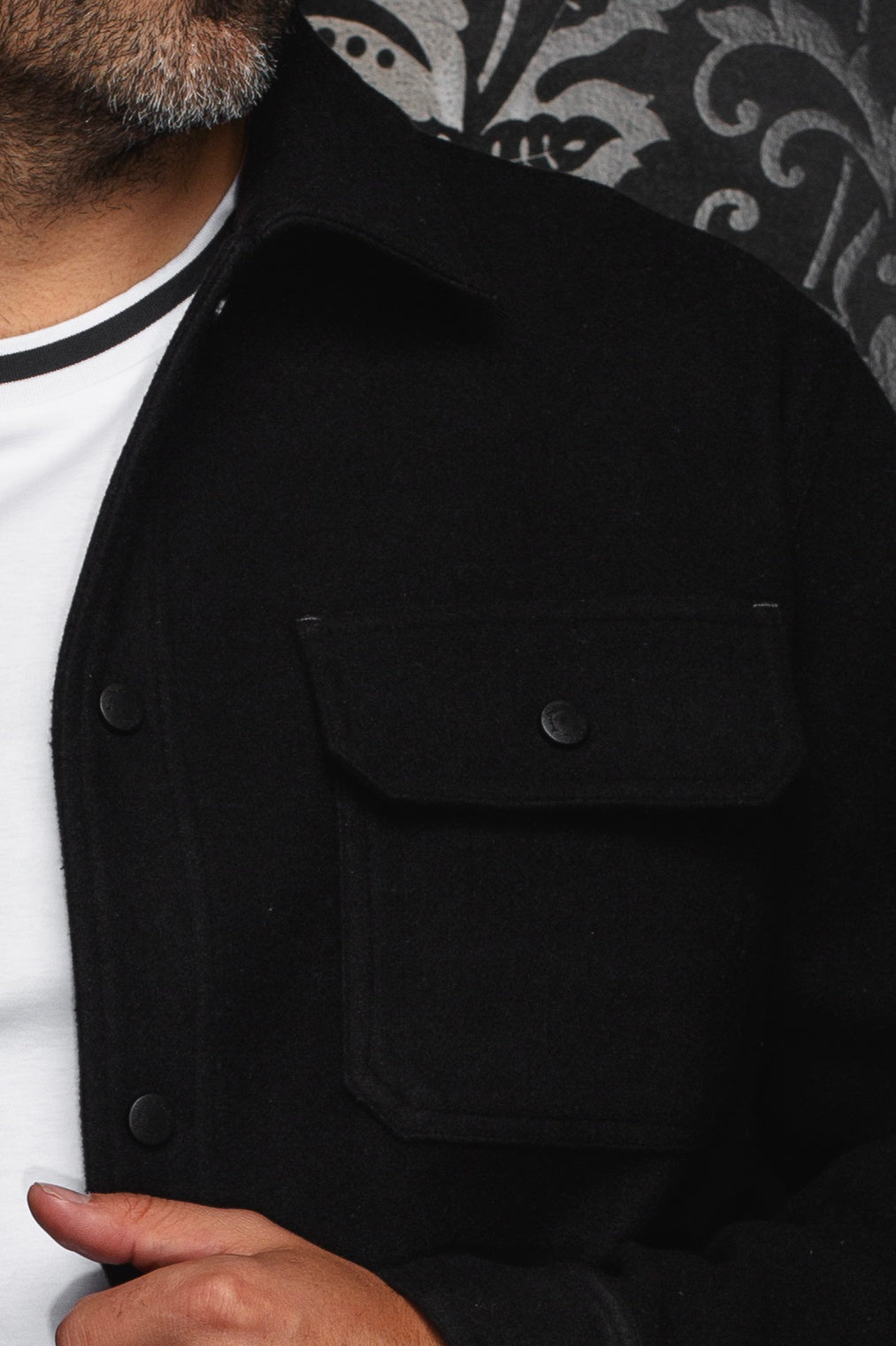 Surchemise pour homme par Au Noir | DANALI Noir | Boutique Vvög, inventaire complet de la marque Au Noir