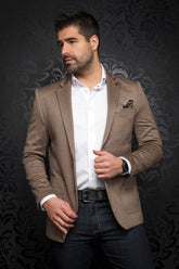 Blazer for men by Au Noir | DELON Tobacco | Boutique Vvög, complete inventory of the Au Noir brand