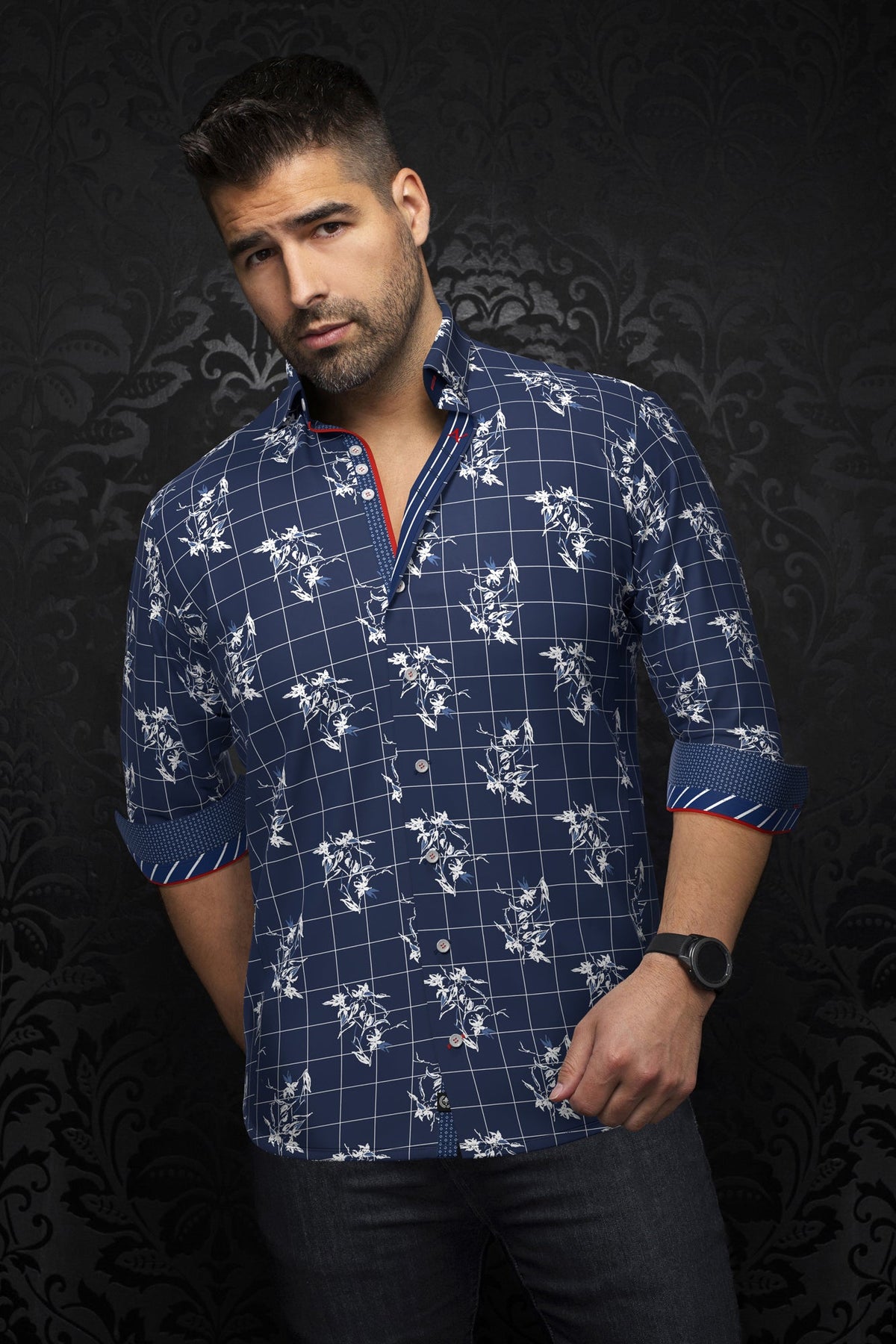 Chemise manches longues pour homme par Au Noir | DISTEFANO Marine | Boutique Vvög, inventaire complet de la marque Au Noir