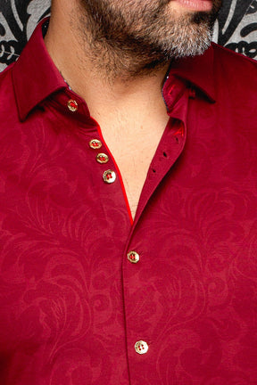 Chemise manches longues en Knit pour homme par Au Noir | DUNN Bordeaux | Boutique Vvög, inventaire complet de la marque Au Noir