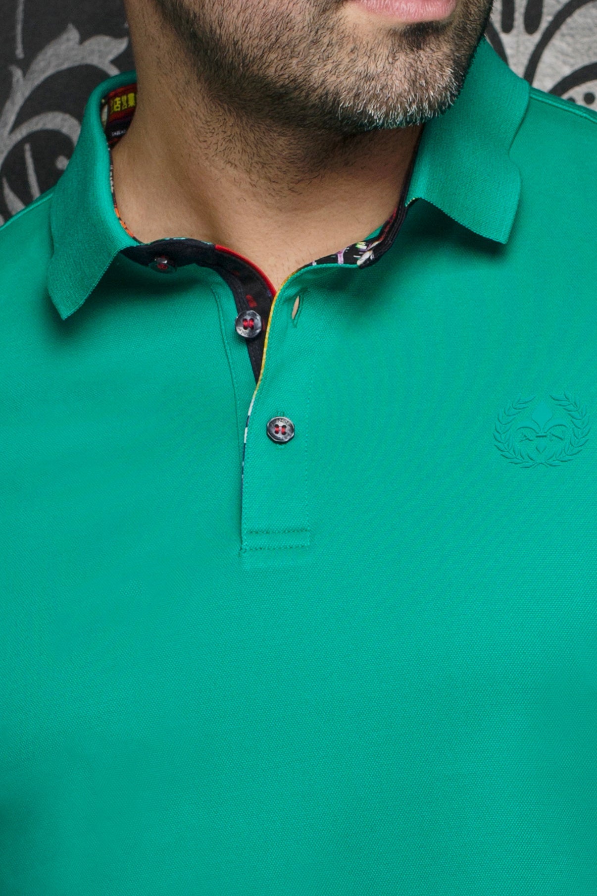 Polo pour homme par Au Noir | EAGLE Kelly Vert | Boutique Vvög, inventaire complet de la marque Au Noir