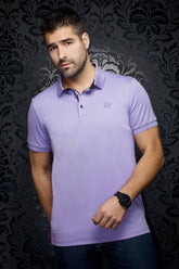 Polo for men by Au Noir | EAGLE Lavender | Boutique Vvög, complete inventory of the Au Noir brand