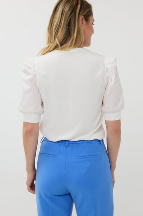 T-Shirt pour femme par Esqualo | SP2530015 Blanc Cassé | Boutique Vvög, vêtements mode pour homme et femme