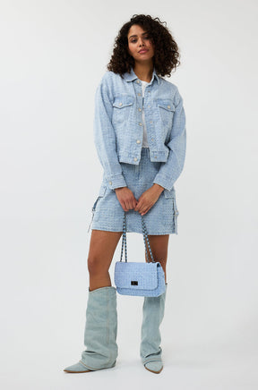 Sac à main pour femme par Esqualo | SP2538000 Bleu Clair | Boutique Vvög, vêtements mode pour homme et femme
