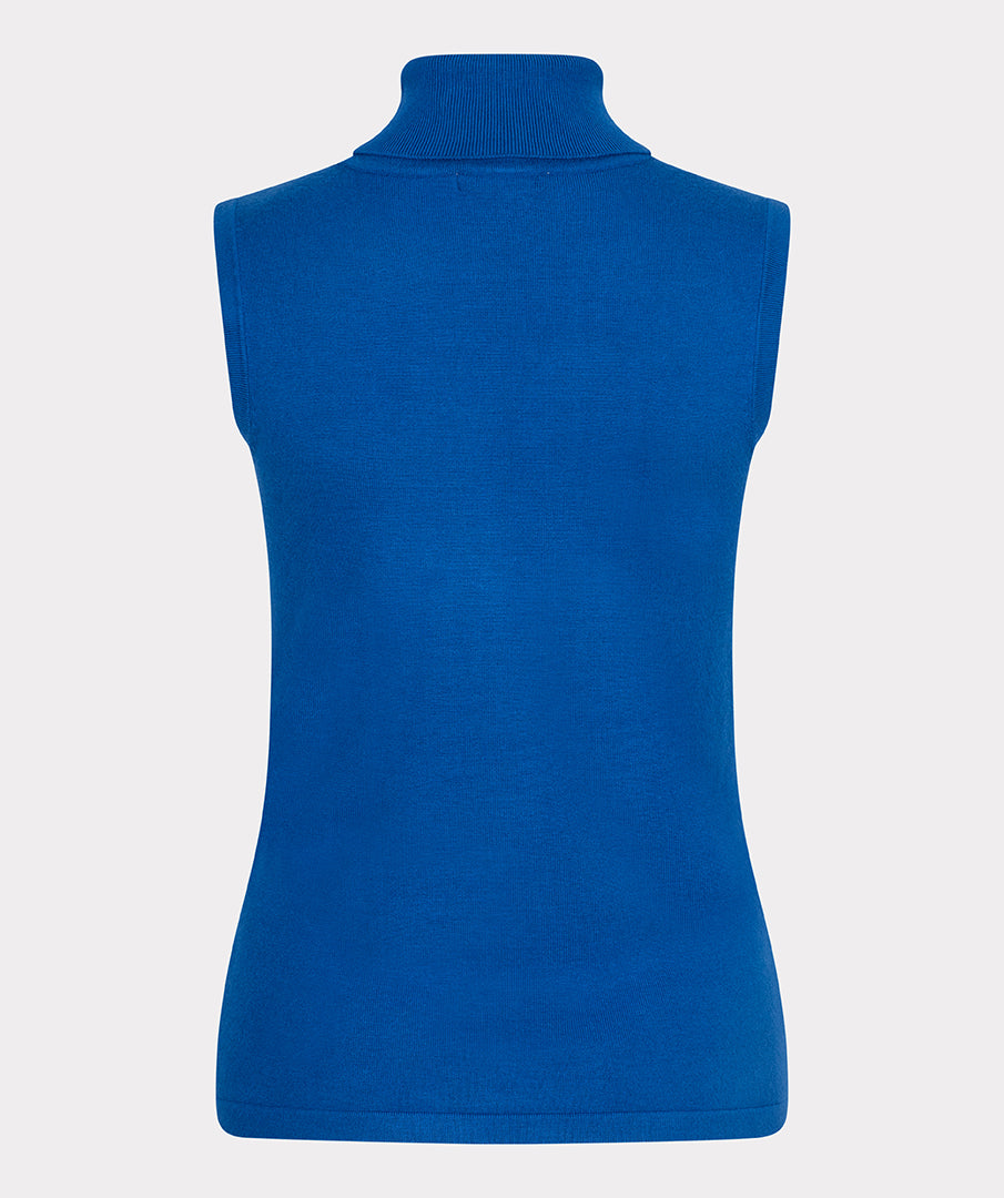 Camisole col roulé pour femme par Esqualo | F2407531 Bleu brillant | Boutique Vvög, vêtements mode pour homme et femme