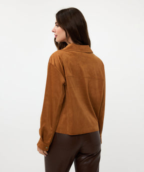 Jacket pour femme par Esqualo | F2410501 Camel | Boutique Vvög, vêtements mode pour homme et femme