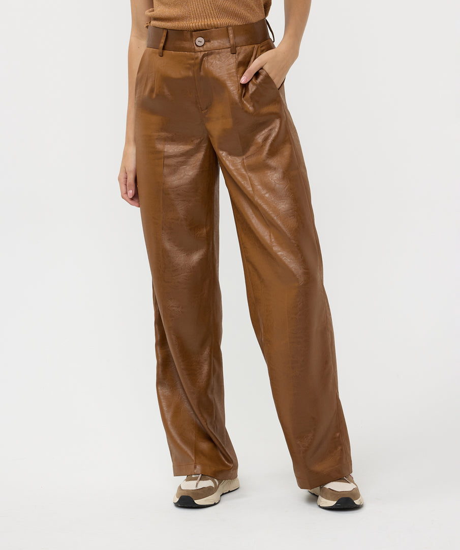 Pantalon pour femme par Esqualo | F2410557 Brandy | Boutique Vvög, vêtements mode pour homme et femme